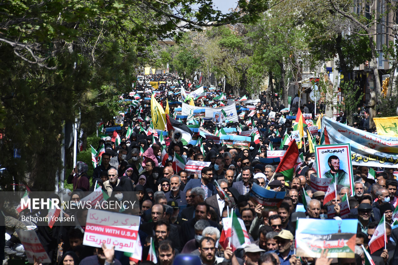 اینجا ایران! فریاد آزادی قدس را می‌شنوید/ روزشمار پایان یک دشمن