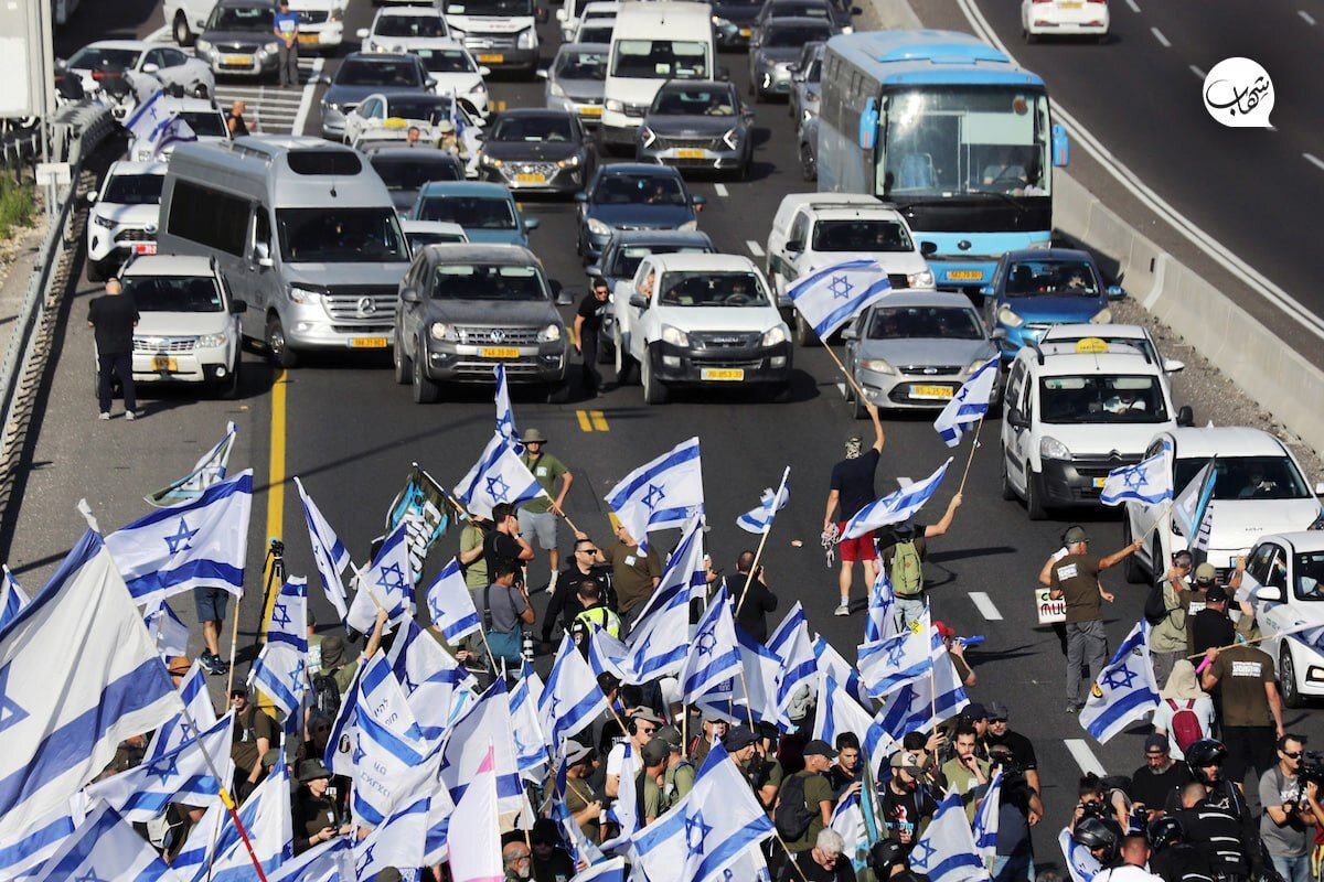 آغاز اعتراضات فلج‌کننده در پی تصویب طرح اصلاحات قضایی نتانیاهو